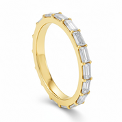 L'Emeraude® East-West Diamond Eternity Band 2x4mm, 14K Gold