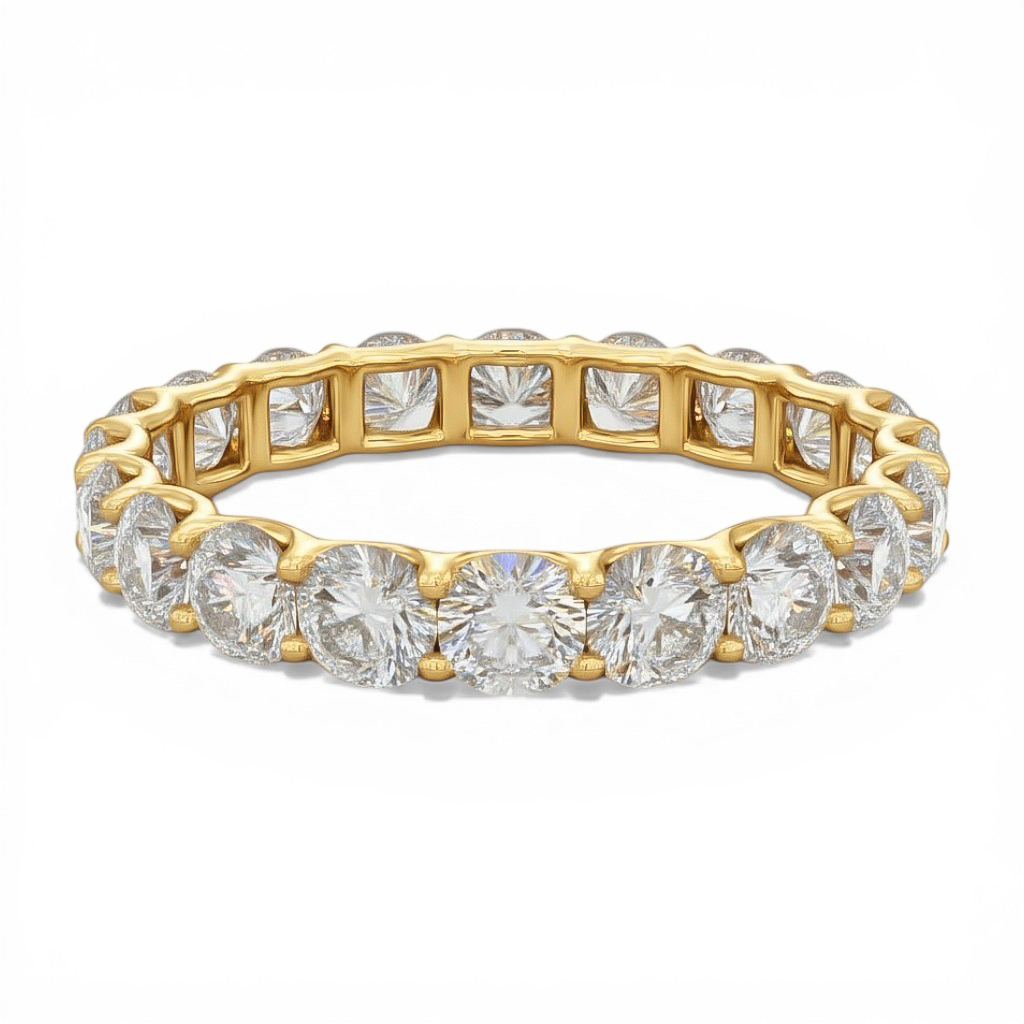 La Ronde® Diamond Eternity Band 3.75mm, 14K Gold