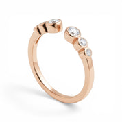 Celestial Diamond Band, 14K Rose Gold