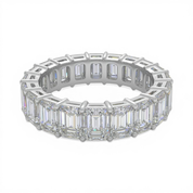 L'Emeraude® Diamond Eternity Band 3x5mm, 14K White Gold