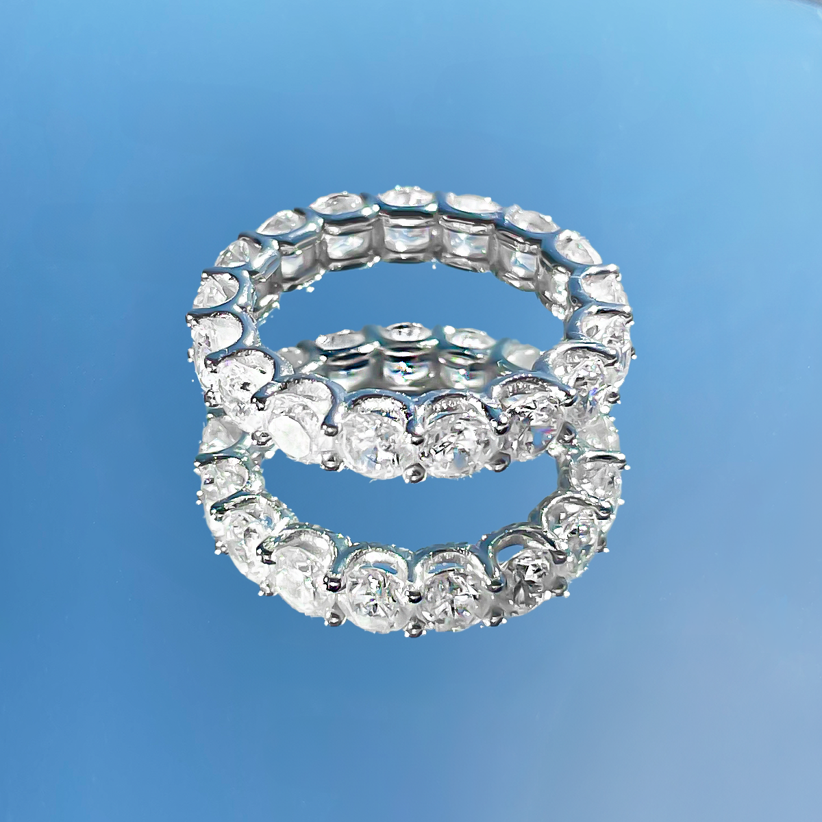 La Ronde® Diamond Eternity Band 3mm (Platinum)