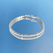 L'Emeraude® Diamond Tennis Bracelet 2*4mm, 14K Rose Gold