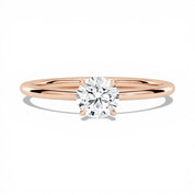 La Ronde® Solitaire 0.5ct Diamond Ring, 14K Rose Gold
