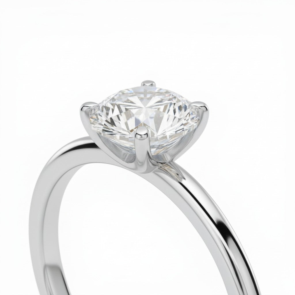 La Ronde® Solitaire 0.5ct Diamond Ring, Platinum
