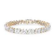 Marquise & Pear Tennis Bracelet