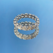 La Ronde® Diamond Eternity Band 3.75mm, Sterling Silver