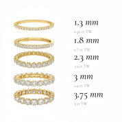 La Ronde® Diamond Eternity Band 3.75mm, 14K Gold