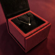 La Ronde® Bezel Diamond Pendant Necklace, Gold Vermeil