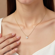 La Fleur® Diamond Pendant Necklace, 14K Gold