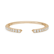 Open Petite Diamond Band