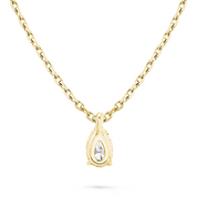 La Poire® Diamond Pendant Necklace, 14K Gold