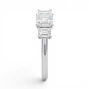 L'Emeraude® 3-Stones 0.5ct Diamond Ring, Platinum
