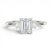 L'Emeraude® 3-Stones 2ct Diamond Ring, Platinum