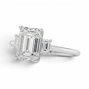 L'Emeraude® 3-Stones 3ct Diamond Ring, 14K White Gold