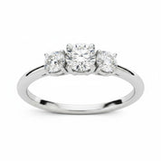 La Ronde® 3-Stones 0.5ct Diamond Ring, Platinum