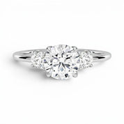 La Ronde® 3-Stones 2ct Diamond Ring, Platinum