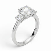 La Ronde® 3-Stones 2ct Diamond Ring, Platinum