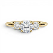 La Ronde® 3-Stones 1ct Diamond Ring, 14K Yellow Gold