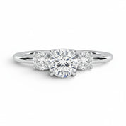 La Ronde® 3-Stones 1ct Diamond Ring, Platinum