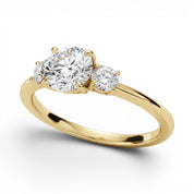 La Ronde® 3-Stones 2ct Diamond Ring, 14K Yellow Gold