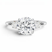 La Ronde® 3-Stones 3ct Diamond Ring, 14K White Gold