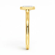 L'Emeraude® Bezel Solitaire 1ct Diamond Ring, 14K Yellow Gold