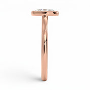 L'Ovale® Bezel Solitaire 1ct Diamond Ring, 14K Rose Gold