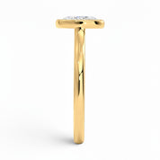 L'Ovale® Bezel Solitaire 1ct Diamond Ring, 14K Yellow Gold