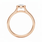 La Ronde® Bezel Solitaire 0.5ct Diamond Ring, 14K Rose Gold