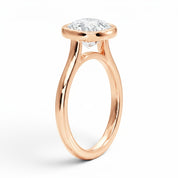La Ronde® Bezel Solitaire 2ct Diamond Ring, 14K Rose Gold