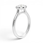 La Ronde® Bezel Solitaire 1ct Diamond Ring, Platinum