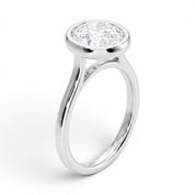 La Ronde® Bezel Solitaire 3ct Diamond Ring, Platinum