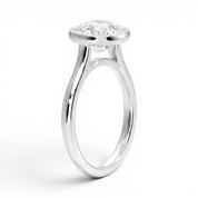 La Ronde® Bezel Solitaire 2ct Diamond Ring, 14K White Gold