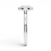 La Ronde® Bezel Solitaire 2ct Diamond Ring, 14K White Gold