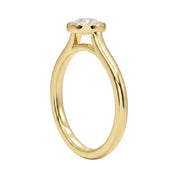 La Ronde® Bezel Solitaire 0.5ct Diamond Ring, 14K Yellow Gold