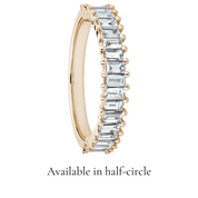 L'Emeraude® Diamond Eternity Band 2x3mm, 14K Rose Gold