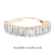 L'Emeraude® Diamond Eternity Band 2x4mm, 14K Rose Gold