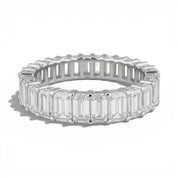L'Emeraude® Diamond Eternity Band 2x4mm, Platinum