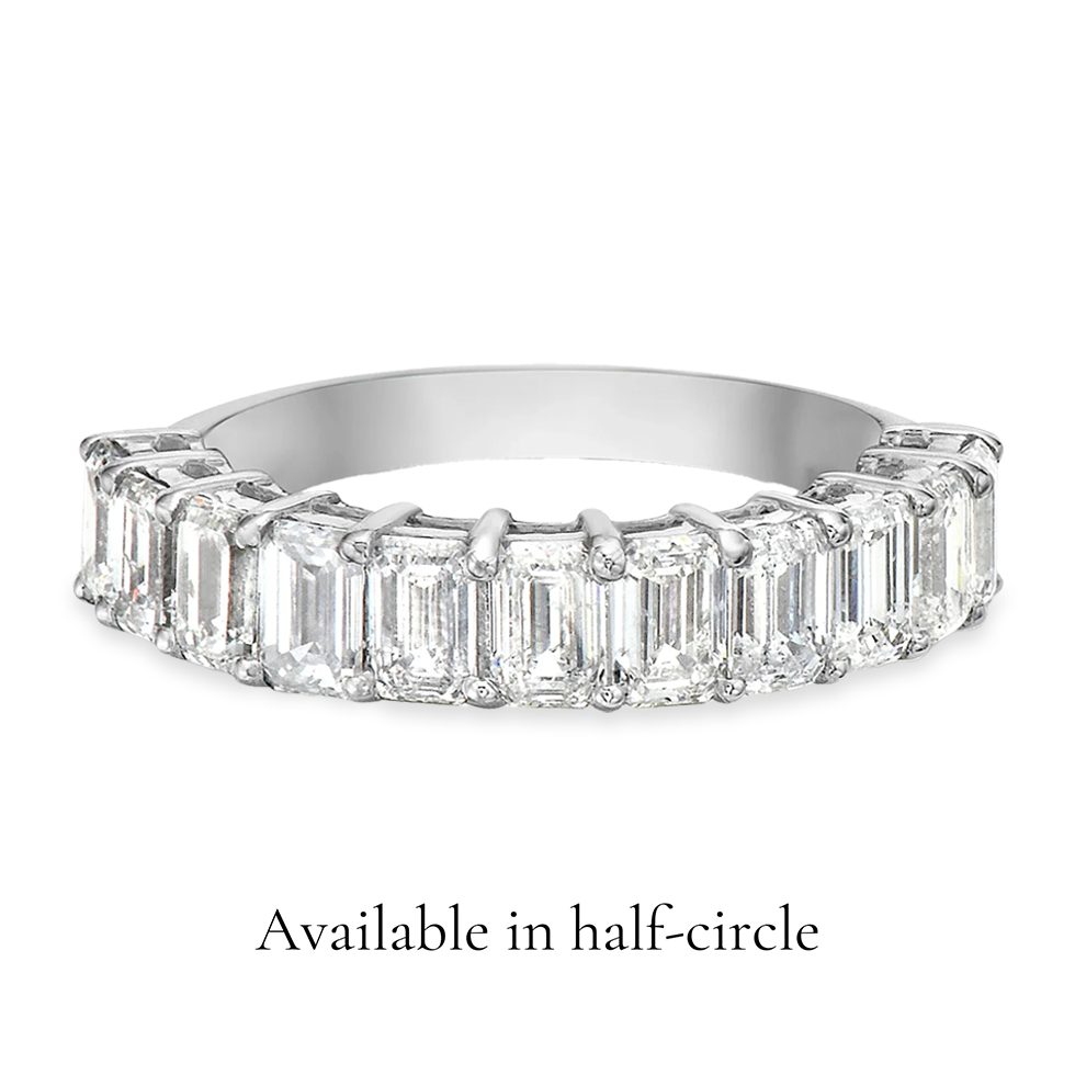 L'Emeraude® Diamond Eternity Band 3x5mm