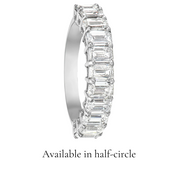 L'Emeraude® Diamond Eternity Band 3x5mm