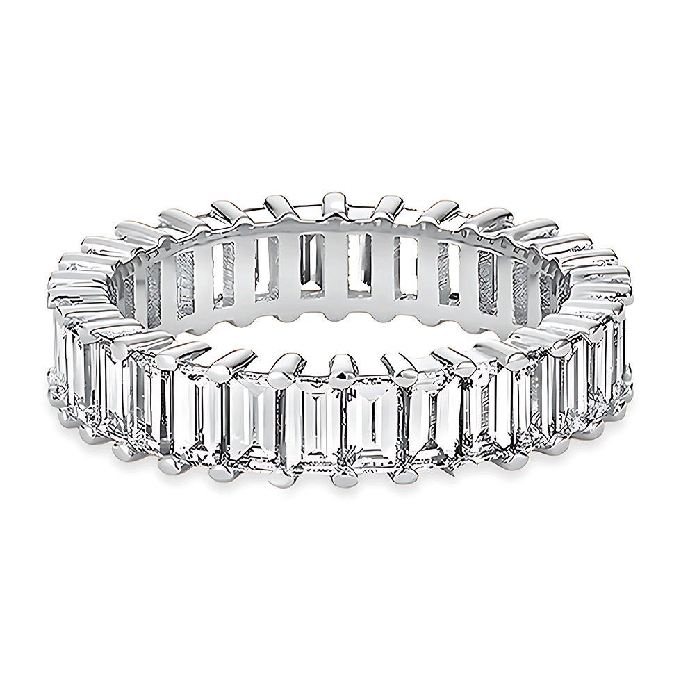 L'Emeraude® Diamond Eternity Band 3x5mm