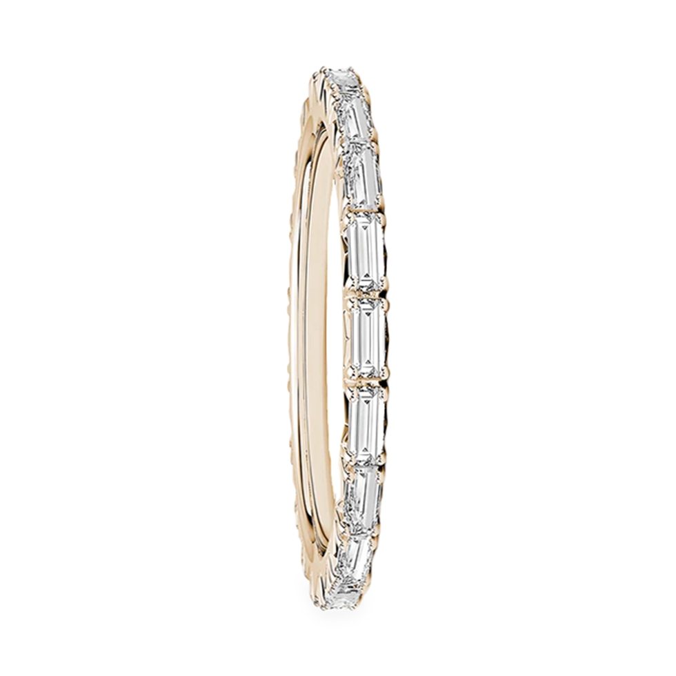 L'Emeraude® East-West Diamond Eternity Band 2x3mm