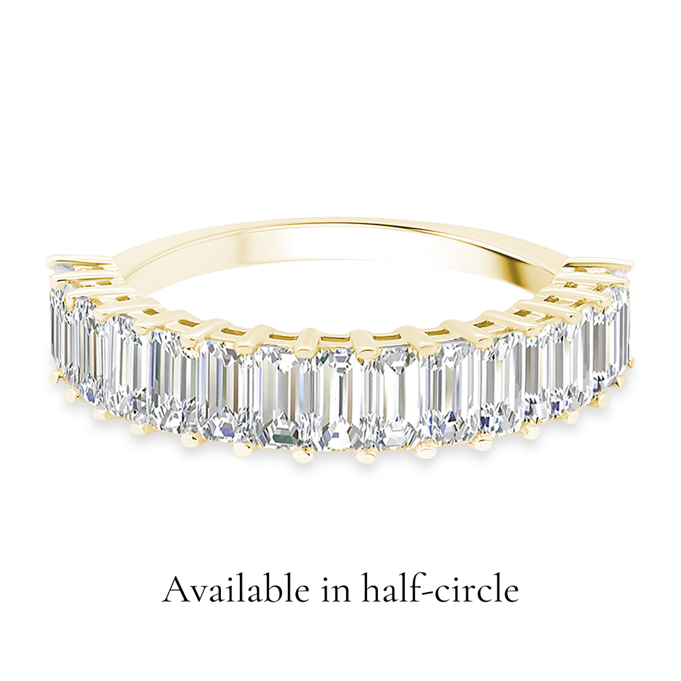 L'Emeraude® Diamond Eternity Band 2x4mm