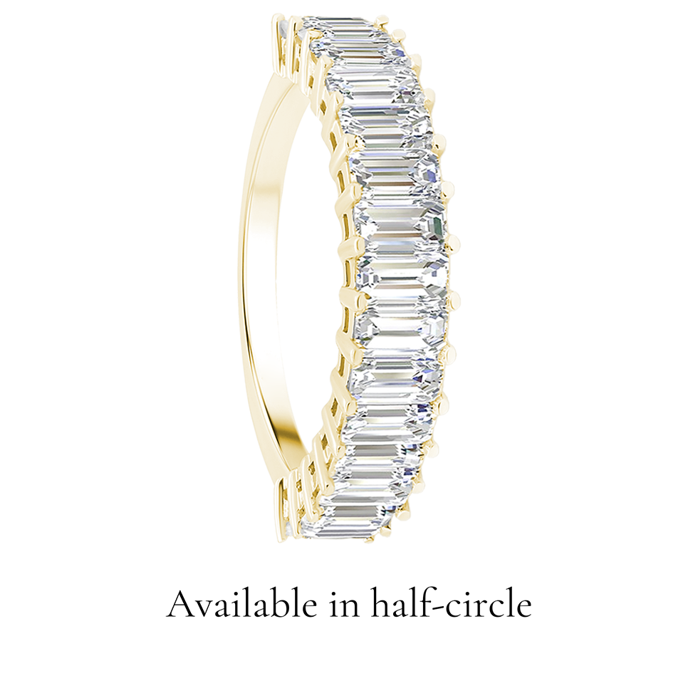 L'Emeraude® Diamond Eternity Band 2x4mm