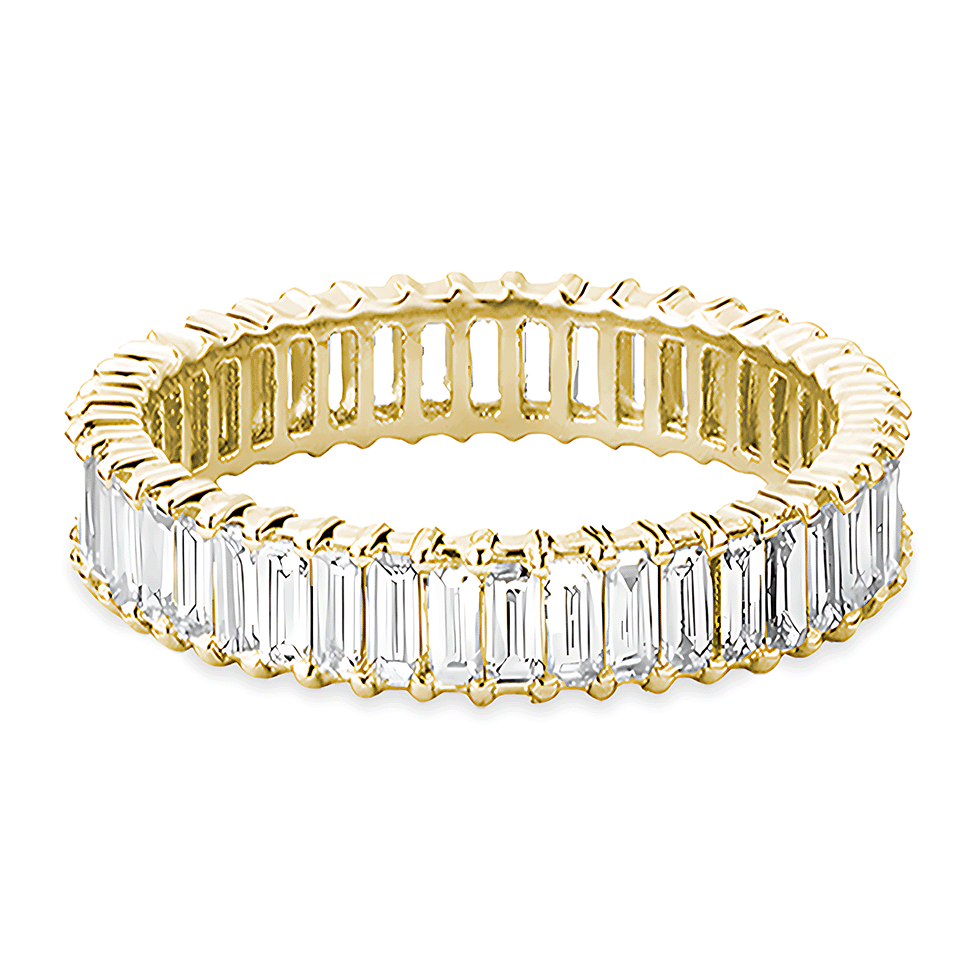L'Emeraude® Diamond Eternity Band 2x4mm