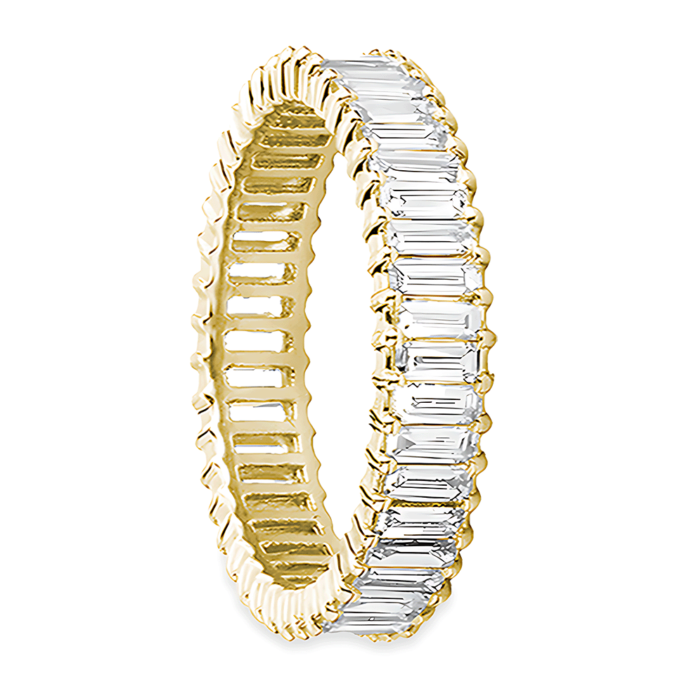 L'Emeraude® Diamond Eternity Band 2x4mm