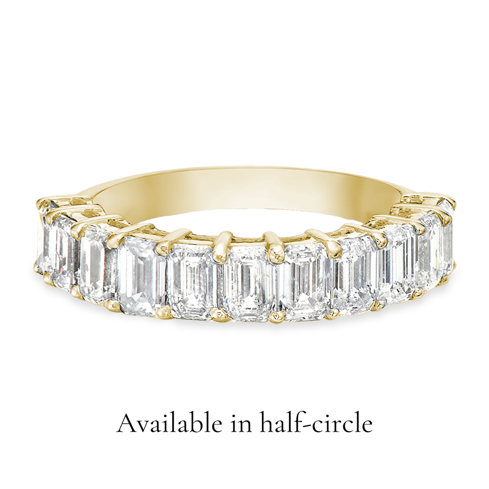 L'Emeraude® Diamond Eternity Band 3x5mm, 14K Gold