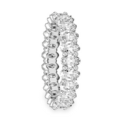 L'Ovale® Diamond Eternity Band 2x4mm, 14K White Gold