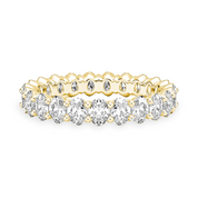 L'Ovale® Diamond Eternity Band 2x3mm, 14K Gold