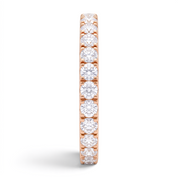 La Ronde® Diamond Eternity Band 1.8mm, 14K Rose Gold